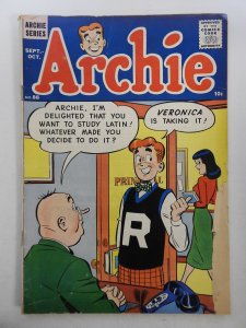 Archie Comics #88 (1957) Pc Missing F/C Fair/good Condition!