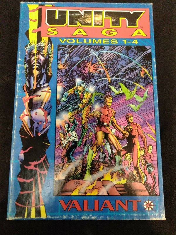 Unity Saga Volumes #1-4 FULL SET WITH SLIPCOVER 1994 Trade Paperbacks 1 2 3 4