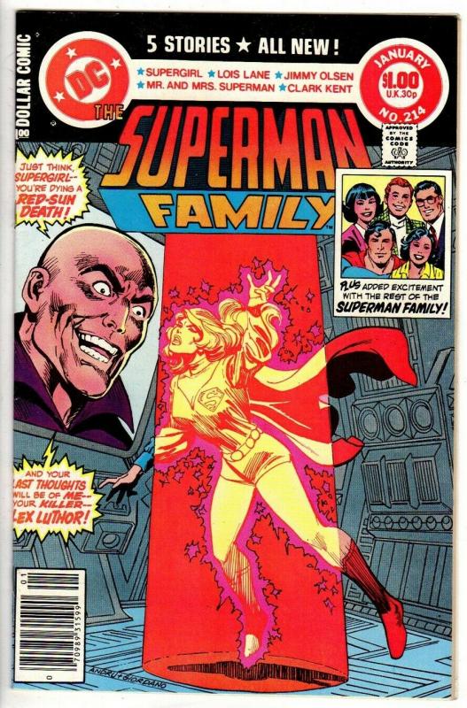 SUPERMAN FAMILY 214 VERY FINE-NEAR MINT   January  1982