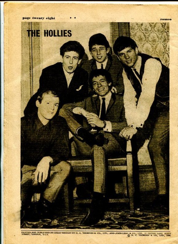 ROMEO 1964-BRITISH-TABLOID ROMANCE COMIC-BEATLES-ROCK STARS-fn