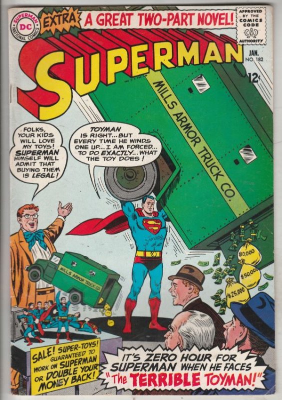 Superman #182 (Jan-66) VF/NM High-Grade Superman