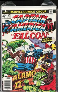 Captain America #203 (1976) Captain America and the Falcon