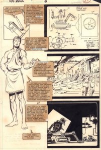 Ka-Zar the Savage #8 p.25 - Backstory of Dherk - 1981 art by Brent Anderson