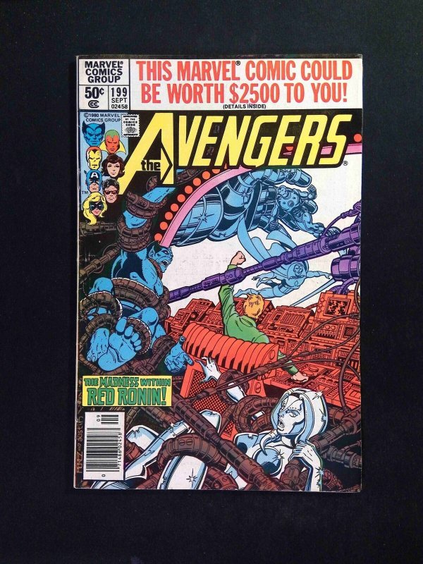 Avengers #199  Marvel Comics 1980 FN Newsstand