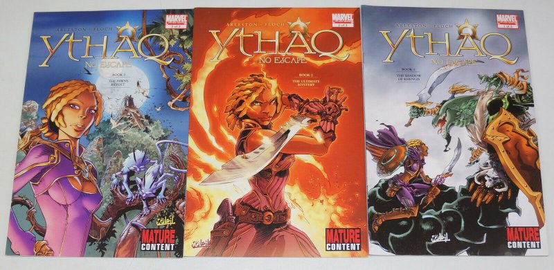 Ythaq: No Escape #1-3 VF/NM complete series - marvel comics soleil 2 set lot