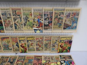 Huge Lot 150+ Low Grade Comics W/ Spider-Man, Iron Man, +More! See desc