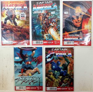 Captain America Lot of 5 #12, 10, 15, 14, 13 (2013) Marvel Comics 1st Print