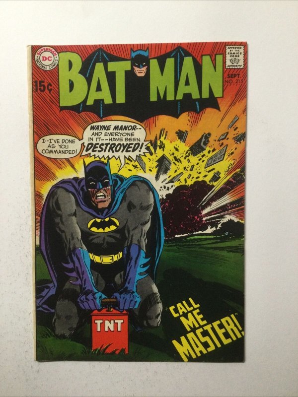 Batman 215 Fine Fn 6.0 Dc Comics