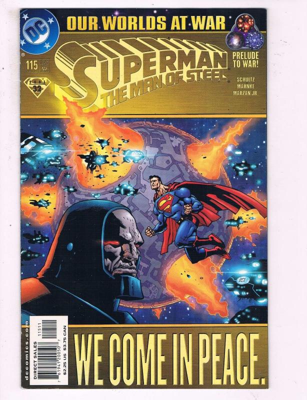 Superman The Man Of Steel #115 VF DC Our Worlds At War Comic Book DE10