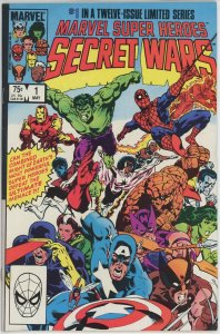 Marvel Super Heroes Secret Wars #1 (1984) - 8.0 VF *Blue Galactus Variant*