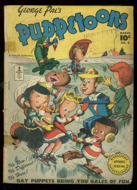 GEORGE PAL'S PUPPETOONS #9 1947-FAWCETT CARTOON SERIES G