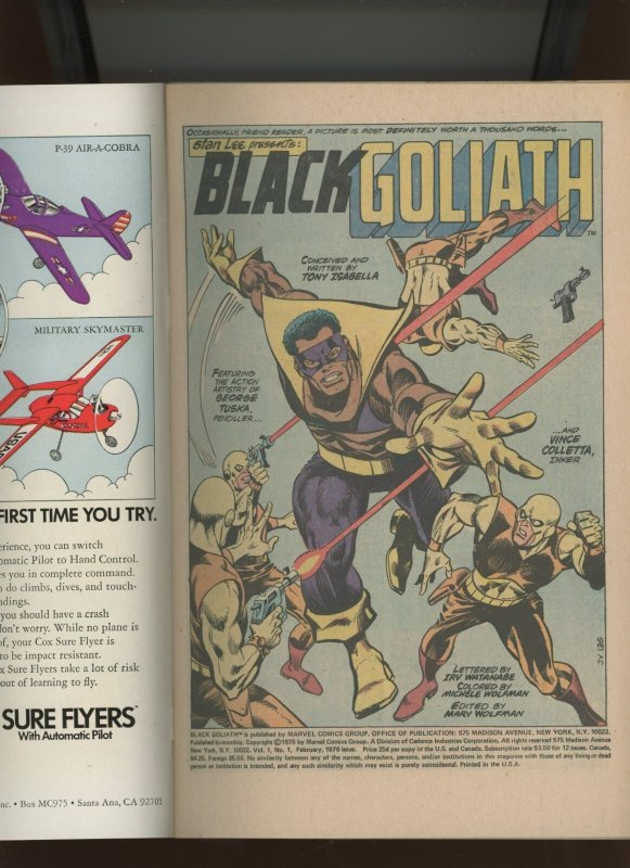 (1976) Black Goliath #1: BRONZE AGE! KEY ISSUE! WE COMBINE SHIPPING! (6.0/6.5)