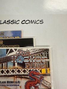 3  The Hacker Files  DC Comic Books # 10 # 11 # 12 Batman Superman Flash 8 CT3