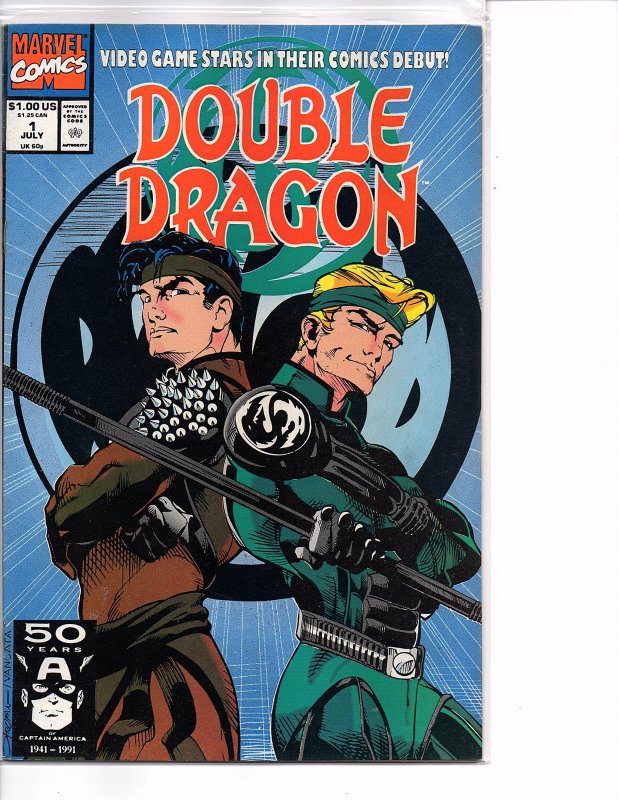 Marvel Comics Double Dragon #1 Video Game Comics Debut 1st App. NM Larry Stroman