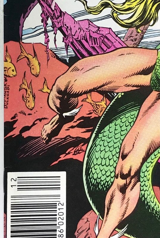 PRINCE NAMOR THE SUB-MARINER Comic Issue 4 — 1984 Marvel Universe Fine+ 32 Pages 