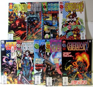 Generation X Lot 9 #2, 3, 4, 5, 6, 7, 8, 9, 10 1994 Marvel Banshee Comics