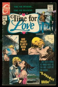 TIME FOR LOVE #4 1968-CHARLTON COMICS-BEACH BUM LOVE VG