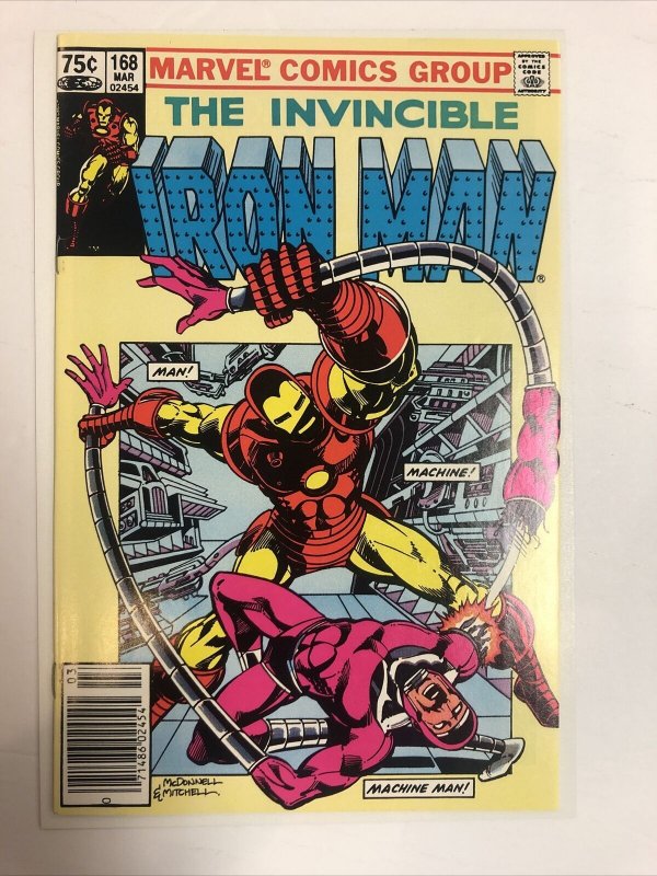 Iron Man (1983) # 168 (VF/NM) Canadian Price Variant CPV