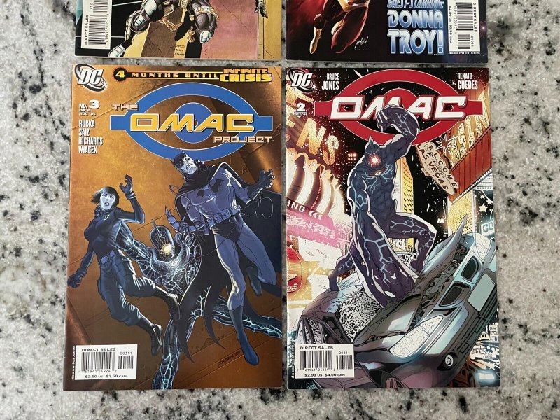 4 DC Comic Books OMAC # 2 3 + Firestorm # 19 + Hardware #19 Batman Flash 18 J860