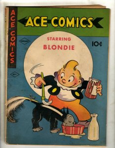 Ace Comics # 71 VG- Golden Age Comic Book Blondie Phantom Jungle David McKay NE4