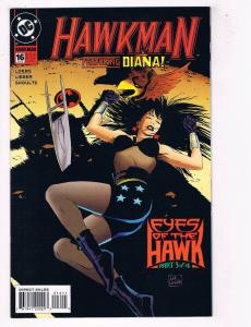 Hawkman #16 VF DC Comics Comic Book Loebs JLA Jan 1995 DE38 AD11