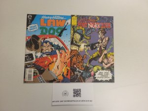 2 Epic Comics #4 Post Nuke Dick + #3 Heavy Hitters Law Dog 65 TJ27