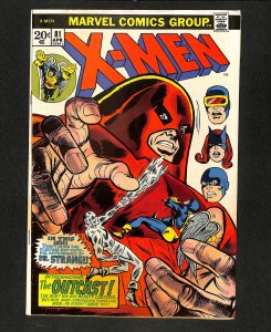 X-Men #81 Juggernaut! Outcast!