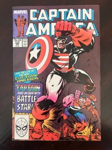 Captain America #349 Direct Edition (1989) - NM