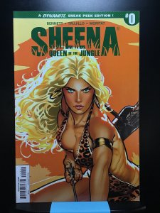 Sheena Queen of the Jungle #0 Sneak Peek Cover - Ryan Sook (2017)