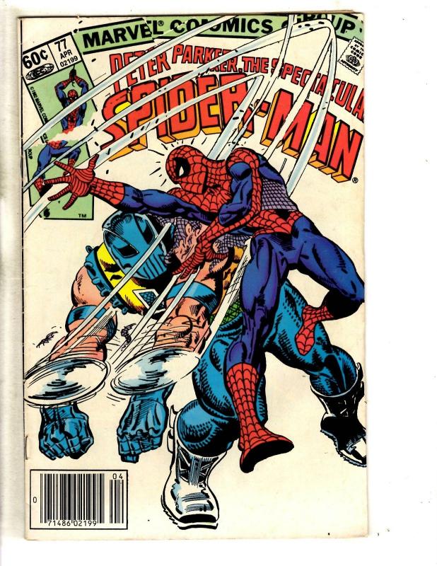 11 Spectacular Spider-Man Marvel Comics # 52 54 67 73 71 76 77 79 82 88 93 J277