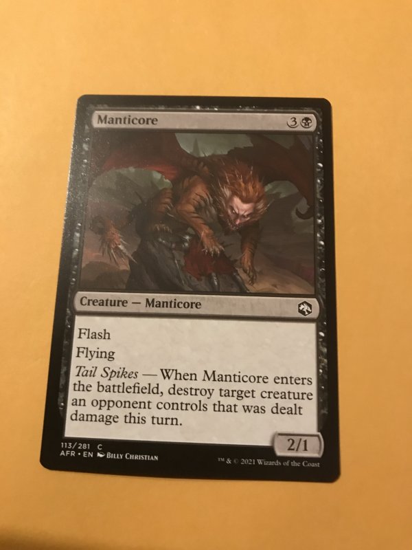 MANTICORE : Magic the Gathering MtG / Adventures in Forgotten Realms