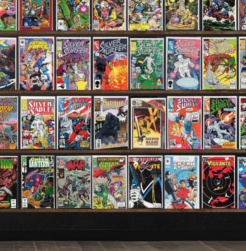 Huge Lot 150+ Comics with Vigilante, Silver Surfer, Eternal Warrior & More!