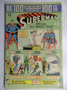 SUPERMAN # 272 DC 100 PG SOME SPLITTING BOTTOM OF BOOK