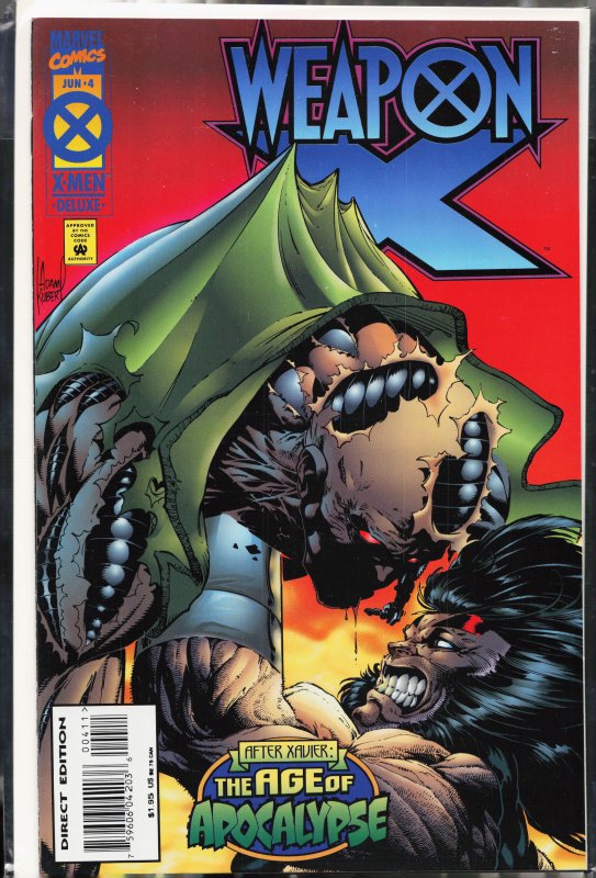 Weapon X #4 (1995) Wolverine