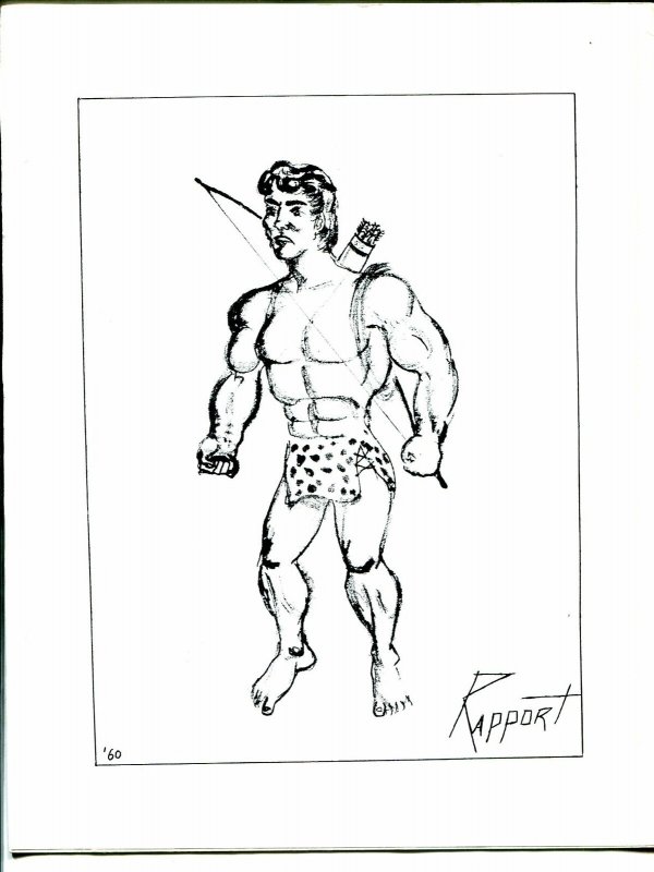 ERB-dom  #1 1960's-reprint of the origal-Tarzan-Edgar Rice Burroughs-scarce-FN 