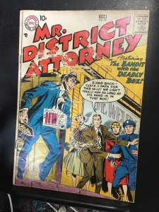 Mr. District Attorney #59 (1957) Bandit with a deadly box Affordable grade! VG