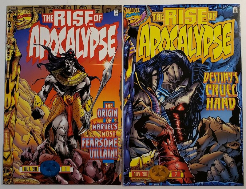 THE RISE OF THE APOCALYPSE #1-4 COMPLETE SET MARVEL COMICS 1996