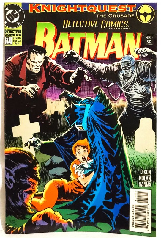 Detective Comics #671 KnightQuest Crusade Graham Nolan (DC 1994)