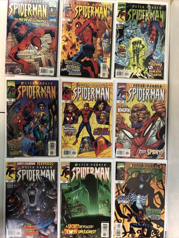Peter Parker Spiderman (1999) Complete Set # 1-57 & Annual 2000-2001 (VF/NM)