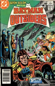 Batman and the Outsiders #2 Newsstand Edition (1983) Batman and the Outsiders