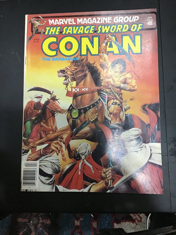 The Savage Sword of Conan #63 (1981) John Buscema, Ernie Chan art! VF/NM Wow!