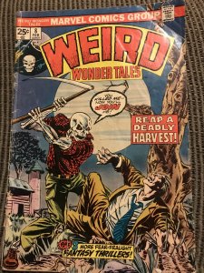 WEIRD WONDER TALES #8 : Marvel Feb 1975 Gd ; READER - FILLER, horror