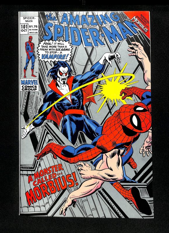 Amazing Spider-Man #101 Silver Reprint Variant 1st Morbius!