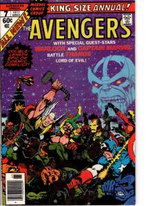 AVENGERS ANNUAL #7 VERY FINE $30.00