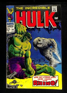 Incredible Hulk (1962) #104 vs Rhino!