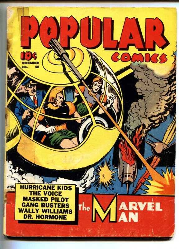 Popular #58  1940 - Dell  -G/VG - Comic Book