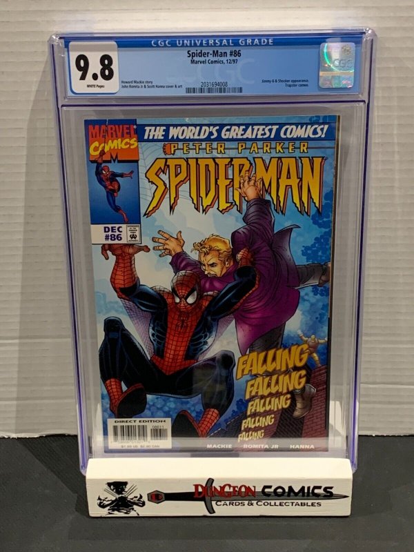 Spider-Man # 86 CGC 9.8 1997 Shocker Appearance [GC33]