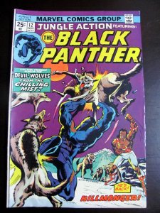 Jungle Action #12 (1974) VG+ Marvel Comics Black Panther Book-410