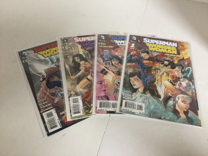 Superman Wonder Woman 1-4 Lot Set Run Nm Near Mint DC Comics New 52