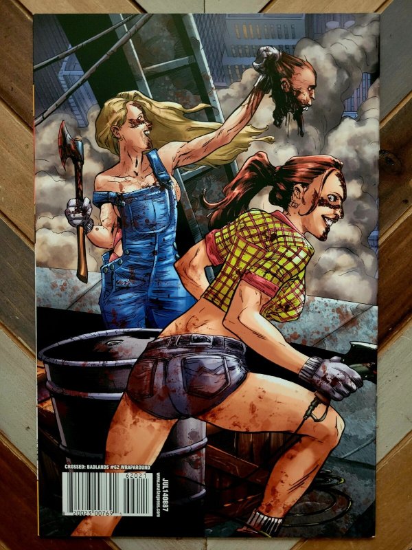 Crossed: Badlands #62 (Avatar 2014) German Erramouspe Wrap Cover (7.0) Mature